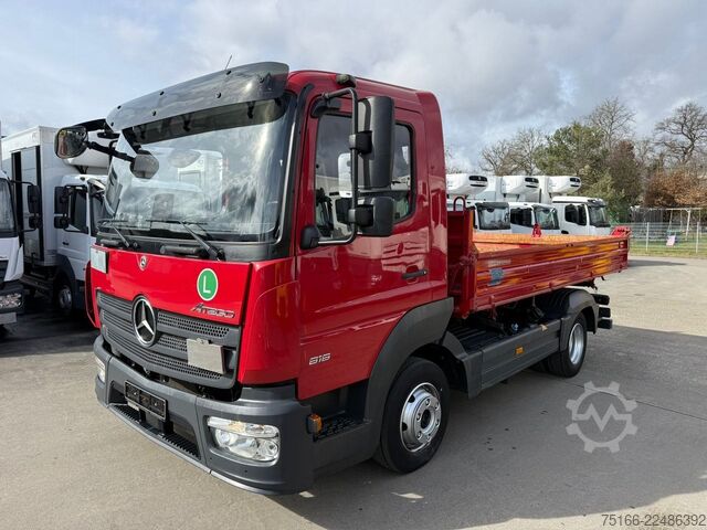 Tipper van MERCEDES-BENZ ATEGO 818 K Kipper MEILLER 3-Seiten*KLIMA+AHK