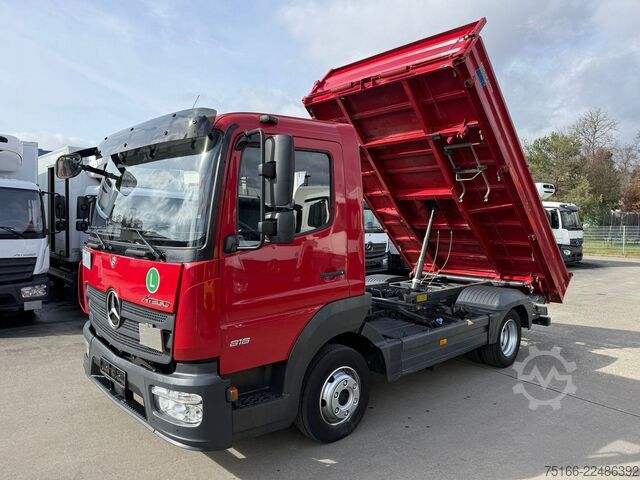 Tipper van MERCEDES-BENZ ATEGO 818 K Kipper MEILLER 3-Seiten*KLIMA+AHK