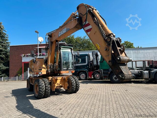 Mobile excavator CASE Mobilbagger WX165