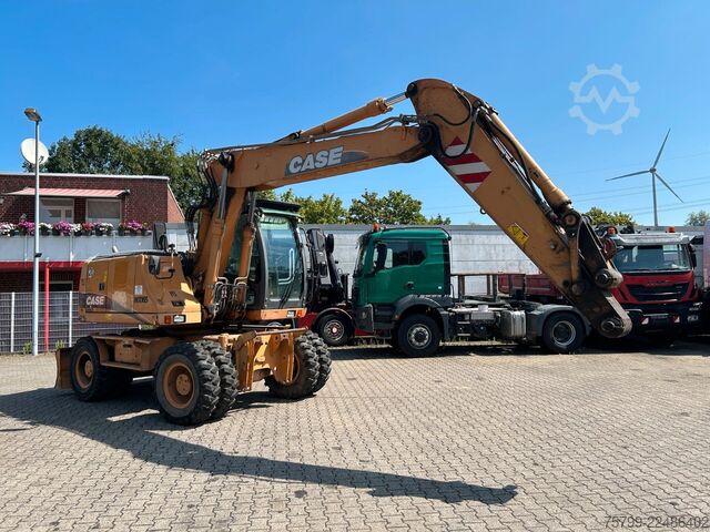 Mobile excavator CASE Mobilbagger WX165