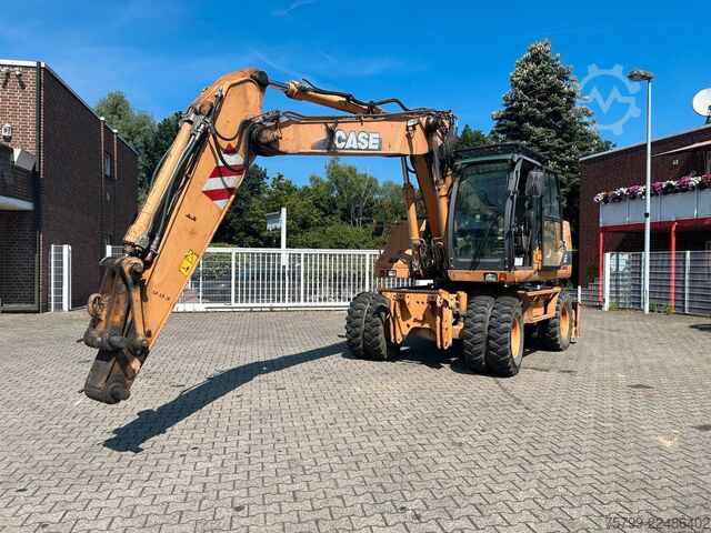 Mobile excavator CASE Mobilbagger WX165