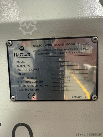 Injection molding machine Haitian Mars 4700/2250