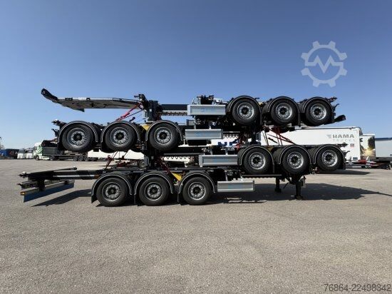 Auflieger-Wechselfahrgestell D-Tec D-TEC VCC-01 CONTAINERCHASSI, MITTEL-UND HECKAUSSCHUB, LIFTACHSE, ADR BESCHEINIGUNG