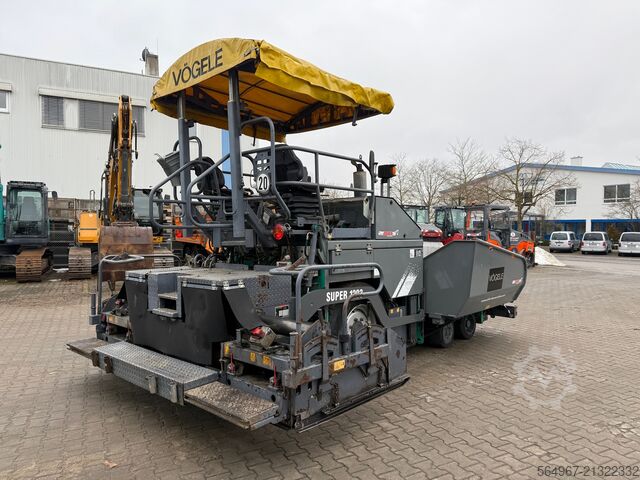 Wheeled asphalt paver Vögele Super 1203 Radfertiger