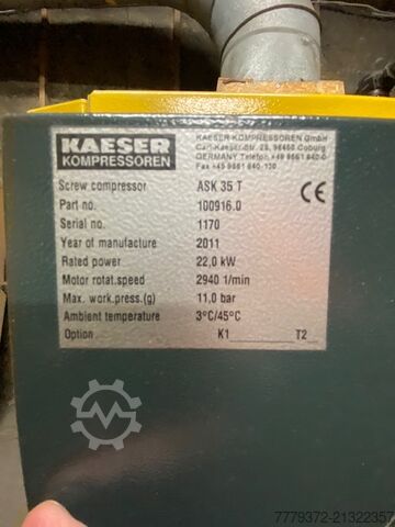 Schraubenkompressor Kaeser ASK 35 T