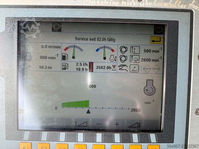 Tracked paver Volvo P6820 Asphaltfertiger mit Verbreiterunge