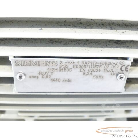 Steuerung Siemens 1 UA7113-4BB26 - Z + 6SE9621-1DD60 - Z C87 - generalüberholt! -