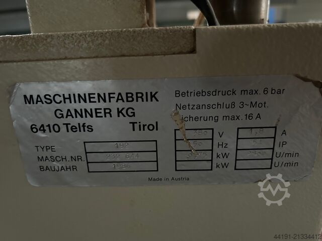 Topfbandbohr- und Einpreßmaschine Ganne 192 Ganne 192