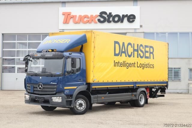 Flatbed truck with tarp Mercedes-Benz Atego 1224 L