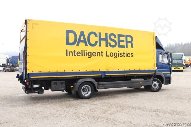 Flatbed truck with tarp Mercedes-Benz Atego 1224 L