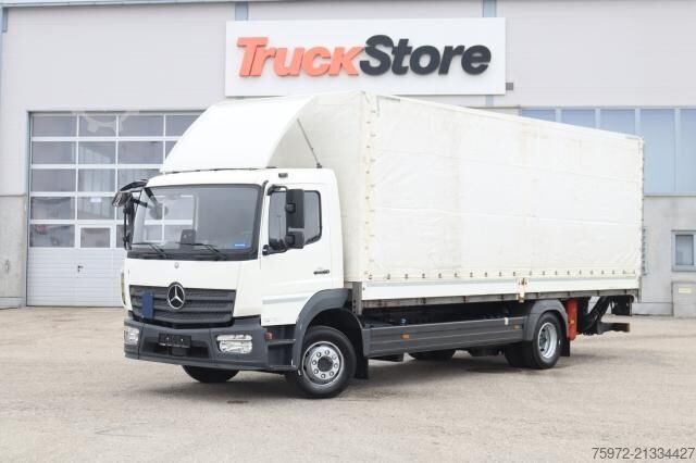 Flatbed truck with tarp Mercedes-Benz Atego 1224 L