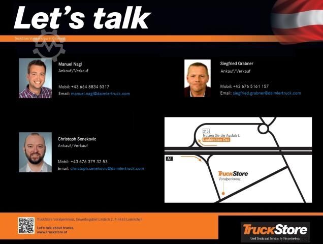 Flatbed truck with tarp Mercedes-Benz Atego 1224 L