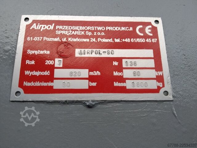  Airpol NB90 (INGERSOLL CF128G) 90 kW