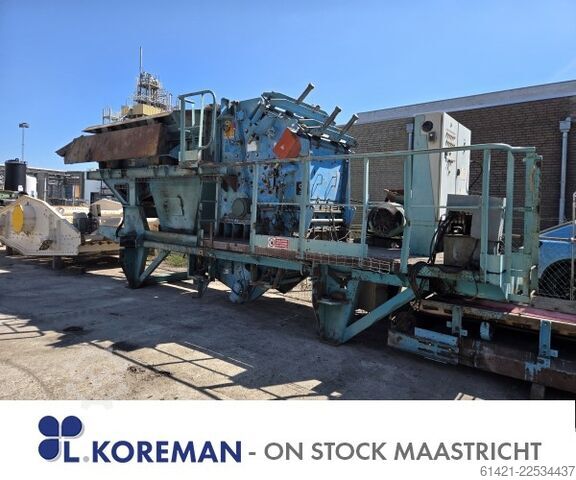 Hazemag stationäre Brechanlage Hazemag stationary crushing plant