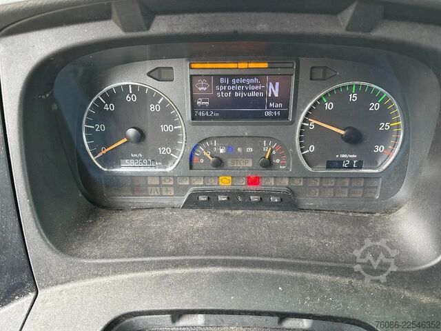 Koffer Mercedes-Benz Atego 1218 bakwagen met laadklep 2000kg!