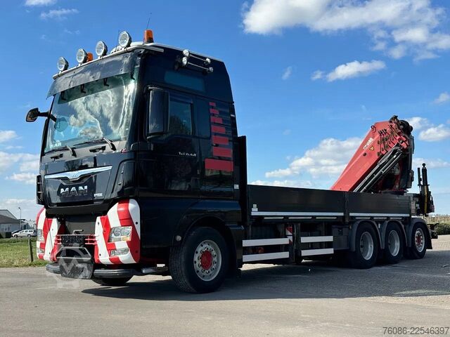 Kranwagen MAN TGX 35.480!!8x4 TRIPLE!!HIAB 62tm!!CRANE/GRUE!!...