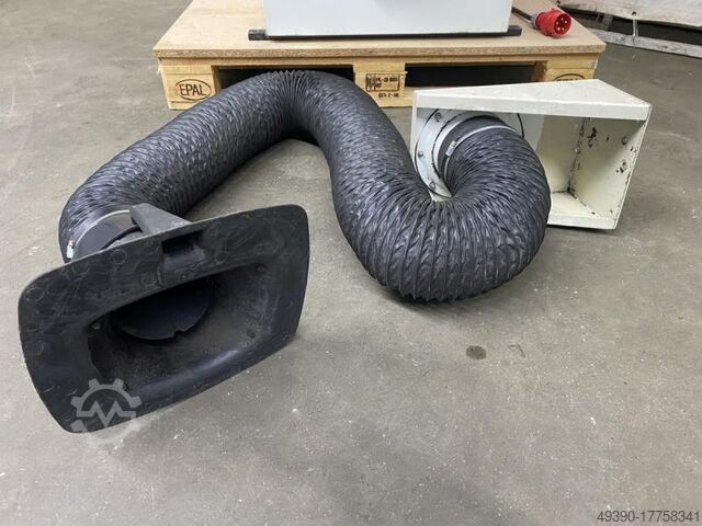 Welding fume extraction for wall mounting, extraction unit, filtration system KEMPER 85400