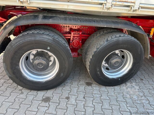 Three-sided tipper truck MERCEDES-BENZ 2653 3.S.K Meiller Kippanhänger
