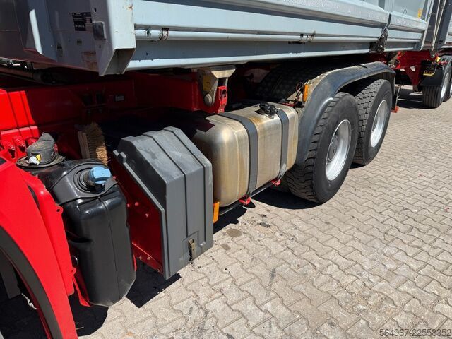 Three-sided tipper truck MERCEDES-BENZ 2653 3.S.K Meiller Kippanhänger