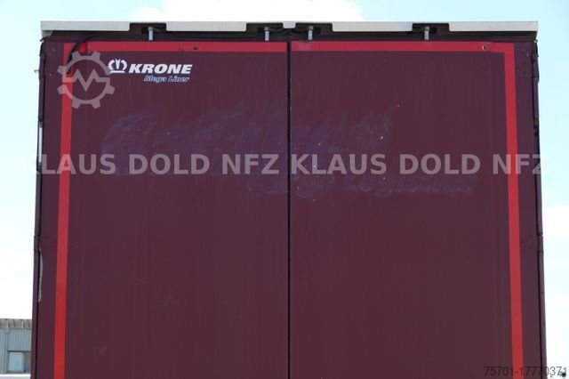 Open semitrailer with tarp KRONE Pritsche Plane XL MegaLiner BWP Edscha Bordwände