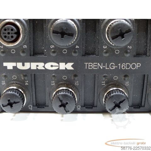 Komponente Turck TBEN-LG-16DOP Kompaktes Multiprotokoll-I/O-Modul für Ethernet