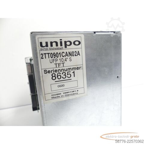 Component Unipo 2TT0901CAN02A UFP 10,4" S TFT Monitor SN: 86351