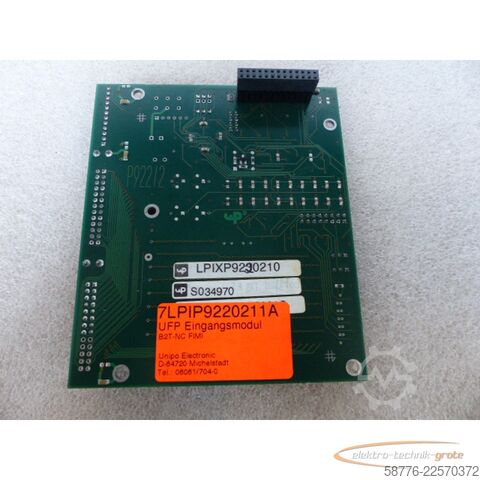 Komponente  Unipo Electronic 7LPIP9220211A UFP Eingangsmodul B2T-NC FIMI