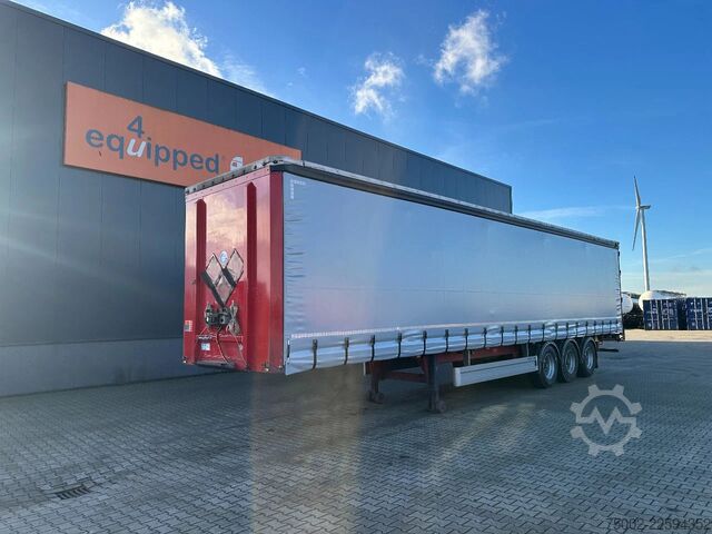 Sliding tarpaulins Pacton nieuwe zeilen / alu zijborden + planken / hardh...