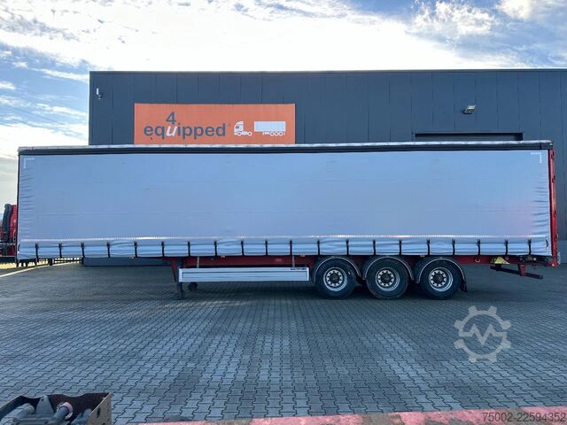 Sliding tarpaulins Pacton nieuwe zeilen / alu zijborden + planken / hardh...