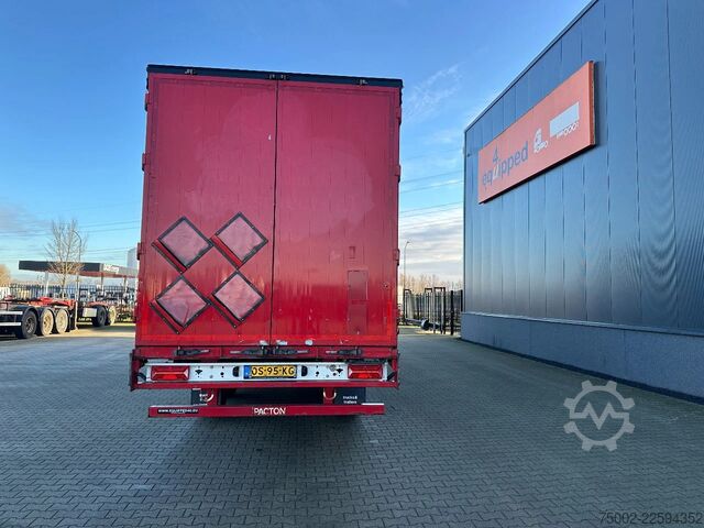 Sliding tarpaulins Pacton nieuwe zeilen / alu zijborden + planken / hardh...