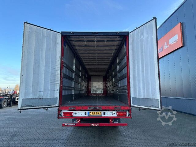 Sliding tarpaulins Pacton nieuwe zeilen / alu zijborden + planken / hardh...