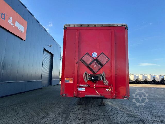 Sliding tarpaulins Pacton nieuwe zeilen / alu zijborden + planken / hardh...