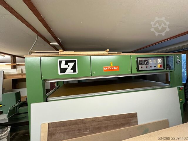 Veneer press Langzauner LZT90
