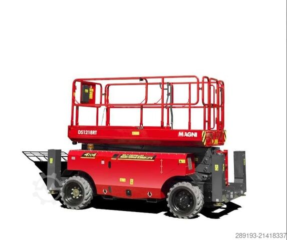 Scherenarbeitsbühne Magni DS1218RT 12,00 m Diesel Neugerät