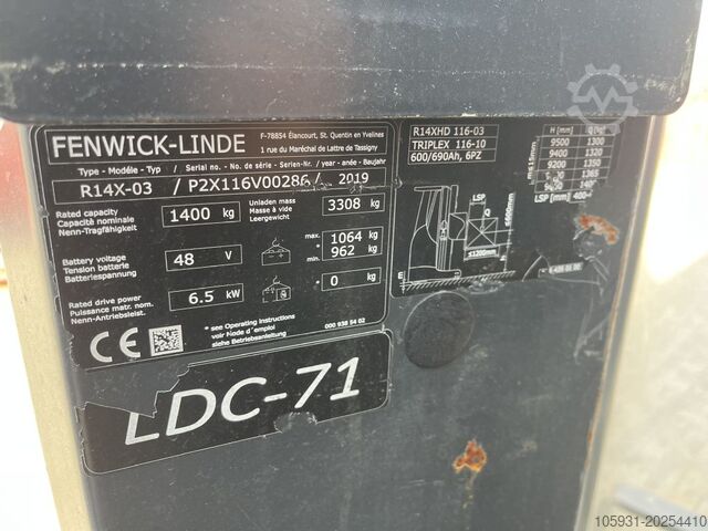 Reach Truck Linde R14X