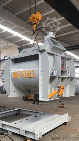 Concrete mixer FABO TWIN SHAFT CONCRETE MIXER TWS 01 TWIN SHAFT CONCRETE MIXER