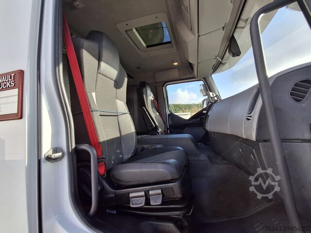 Flatbed truck with tarp RENAULT D26 WIDE 380 - 6X2 - E6 - RETARDER