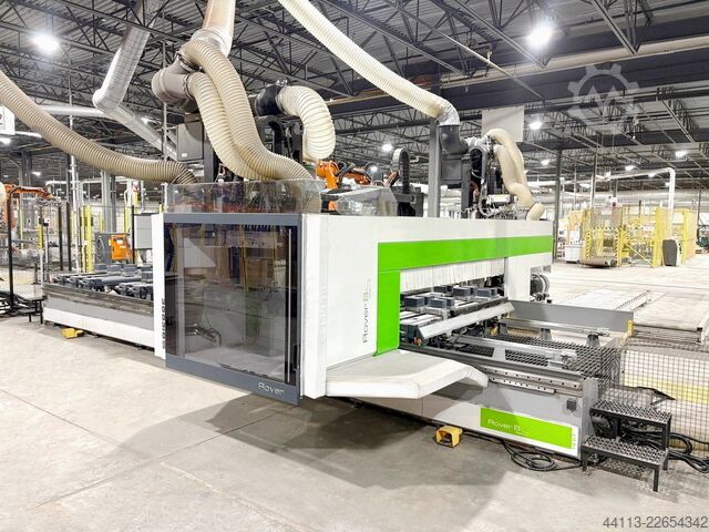 CNC CELL:ROUTER (with Edge Banding Unit) BIESSE + KUKA Rover B Edge 1967 (conf. 4)