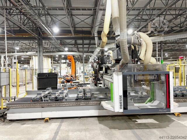 CNC CELL:ROUTER (with Edge Banding Unit) BIESSE + KUKA Rover B Edge 1967 (conf. 4)