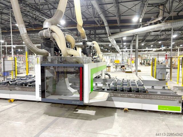 CNC CELL:ROUTER (with Edge Banding Unit) BIESSE + KUKA Rover B Edge 1967 (conf. 4)