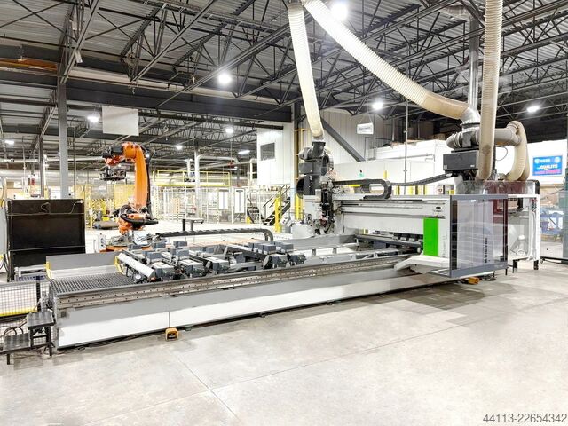 CNC CELL:ROUTER (with Edge Banding Unit) BIESSE + KUKA Rover B Edge 1967 (conf. 4)