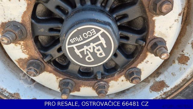 Tipper semitrailer SCHWARZMÜLLER KIS 3/E - KIPPER 50 m3 - Fe / Al + LIFTACHSE