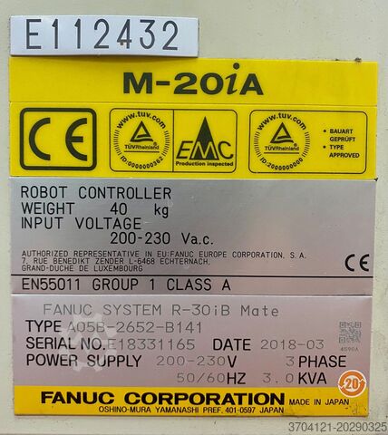Industrial robot FANUC M-20iA/12L