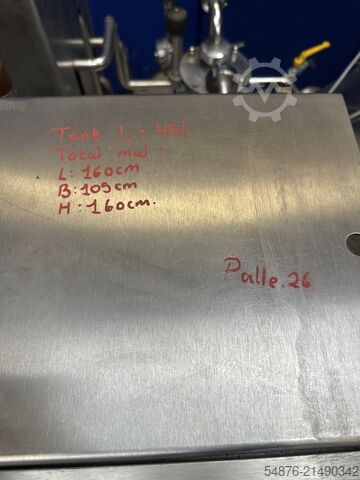 Homogenisator / Vakuum-Mischer Koruma / Fryma DISHO-100/45