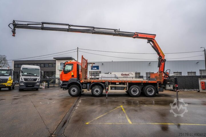 Open body RENAULT KERAX 430 DXI+PALFINGER 26T/m /5 EXT.