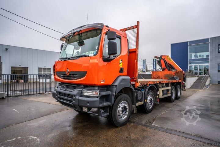 Open body RENAULT KERAX 430 DXI+PALFINGER 26T/m /5 EXT.