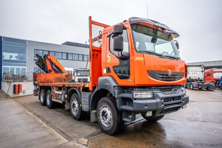 Open body RENAULT KERAX 430 DXI+PALFINGER 26T/m /5 EXT.