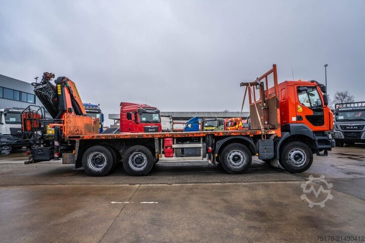 Open body RENAULT KERAX 430 DXI+PALFINGER 26T/m /5 EXT.