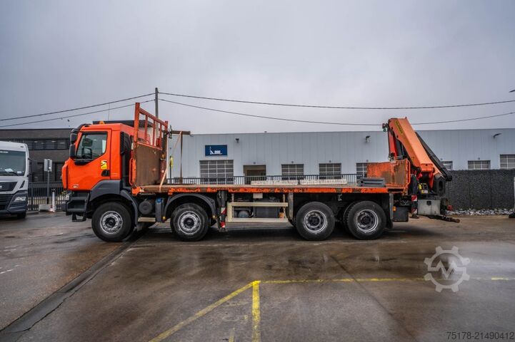 Open body RENAULT KERAX 430 DXI+PALFINGER 26T/m /5 EXT.