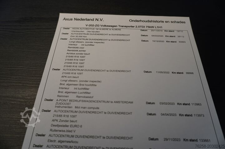 Delivery van VW Transporter 2.0 TDI EURO 6 - Airco - Cruise - P...